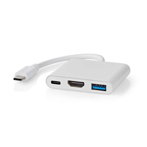 Nedis Ccgb64770wt01 Station D'accueil Avec Fil Usb Type-c Blanc