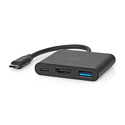Nedis Ccgb64770bk01 Station D'accueil Avec Fil Usb 3.2 Gen 1 (3.1 Gen