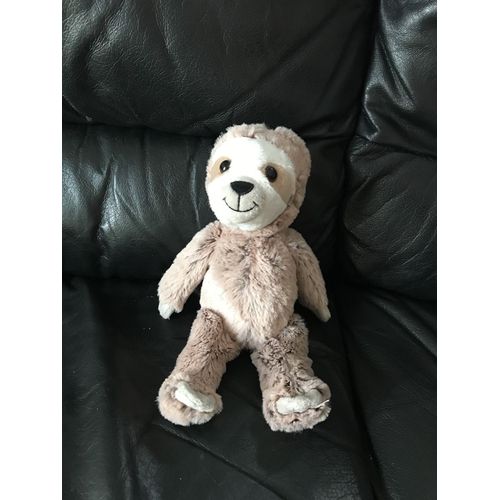 Doudou Peluche Ferrero Kinder Paresseux Limurien Furet.. Brun Chiné 24 Cm