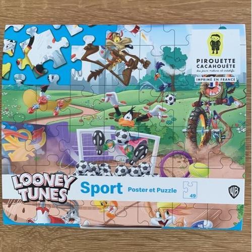 Jouet Happy Meal | 2022 | Looney Tunes : Sport | Poster + Puzzle