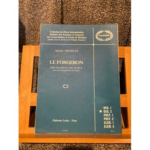 Adolfo Mindlin Le Forgeron Pour Saxophone Et Piano Partition Éditions Leduc