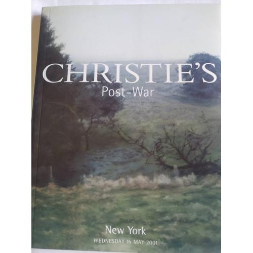 Christie's Post War Evening Sale New-York 16 May 2001