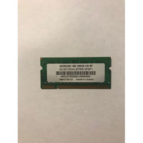 Memoire Notebook Ddr2 1gb 800mhz Sodimm Gu331g0alepr Elpida