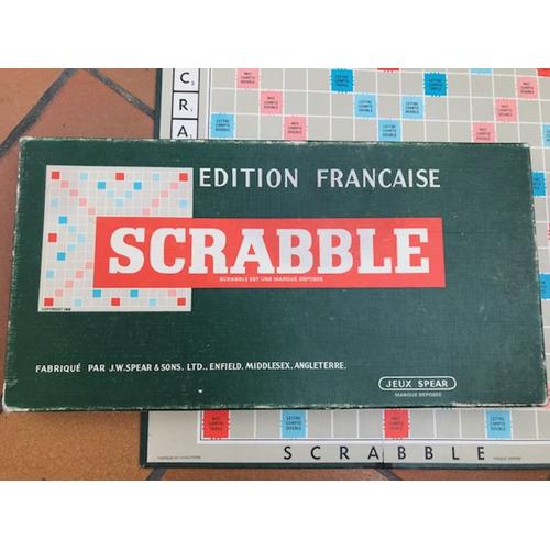 Scrabble Édition Française Originale, Réglettes Bois, Édition Jeux S.W. Spear