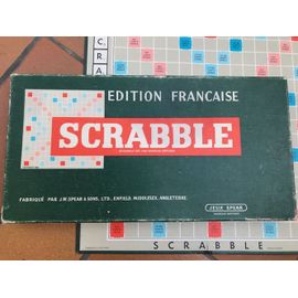 Scrabble Édition Française Originale, Réglettes Bois, Édition Jeux S.W. Spear