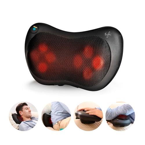 Coussin De Massage Shiatsu A 8 Têtes De Massages Mass_Pillow_Black