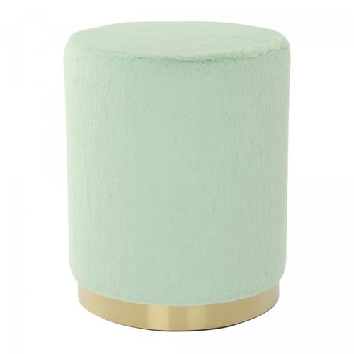 Tabouret Semi Artisanal Zafe 36x36x44 Menthe