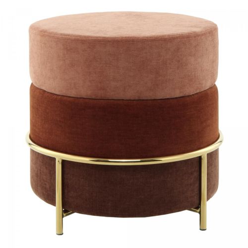 Tabouret Semi Artisanal Zava 48,5x48,5x46 Terra