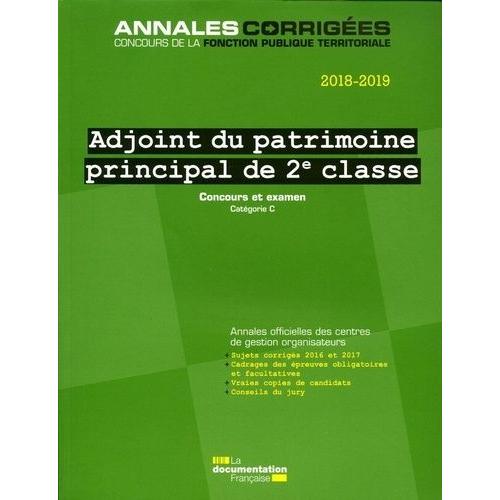 Adjoint Du Patrimoine Principal De 2e Classe - Concours Et Examen Catégorie C