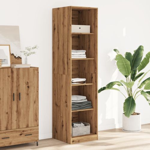 Vidaxl Garde-Robe Chêne Artisanal 50x50x200 Cm Bois D'ingénierie