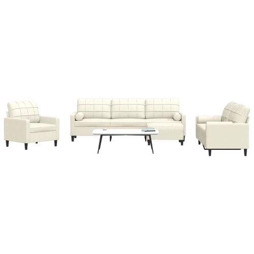 Vidaxl Ensemble De Canapés 4 Pcs Avec Coussins Et Traversins Velours