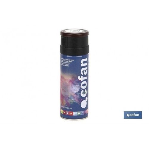 PEINTURE ACRYLIQUE 400ML - 9005 NOIR SATINÉ