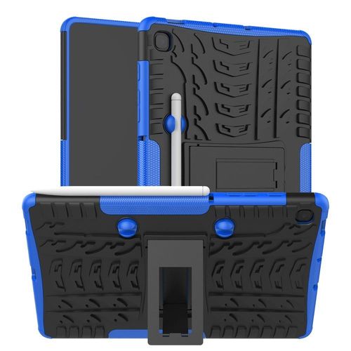 Housse Etui Coque Rigide Anti Choc Pour Samsung Galaxy Tab S6 Lite P610 / P615 (10,4 Pouces) - Bleu