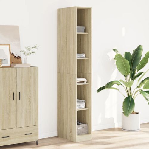 Vidaxl Garde-Robe Chêne Sonoma 30x50x200 Cm Bois D'ingénierie