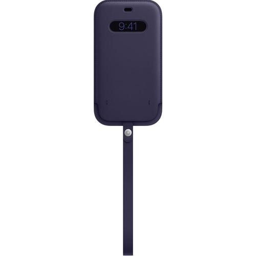 Apple - Étui Protecteur Pour Téléphone Portable - Avec Magsafe - Cuir - Violet Foncé - Pour Iphone 12 Pro Max