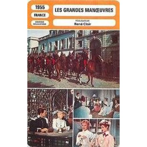 Fiche Monsieur Cinema Les Grandes Manoeuvres