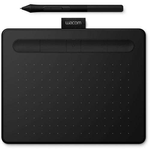 Stylet créatif Wacom Intuos Petite - Numériseur - 15.2 x 9.5 cm - électromagnétique - 4 boutons - sans fil, filaire - USB, Bluetooth - noir