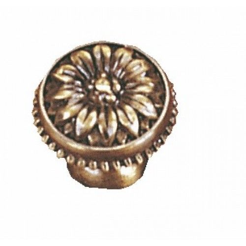 Boutons Louis XVI 1001 - laiton poli - diamètre 30 mm FERRASSE
