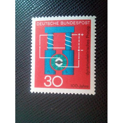 Timbre Allemagne / Rfa Yt 379 Science Et Technologie 1966 (100206)