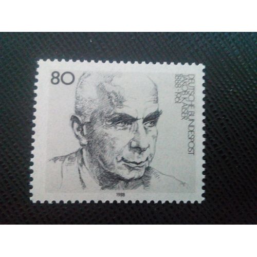 Timbre Allemagne / Rfa Yt 1182 Centenaire De La Naissance De Jakob Kaiser (1888-1961) 1988 (100206)