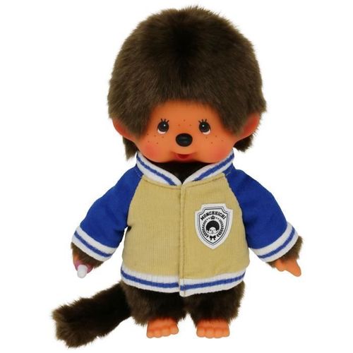 Bandai - Peluche Monchhichi Veste Teddy 20 Cm