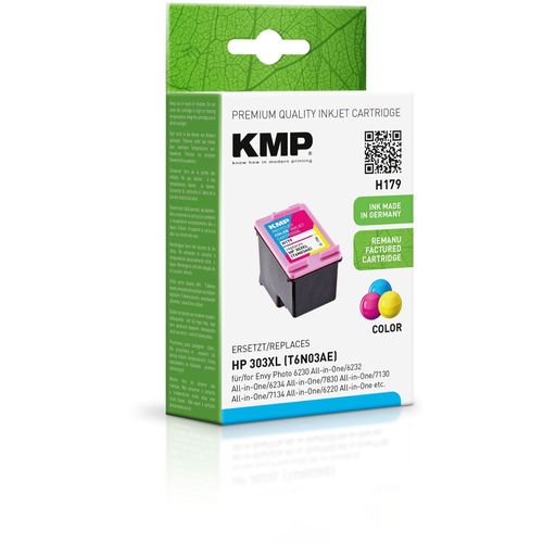 KMP H179 3 couleurs compatible av. HP T6N03AE 303 XL