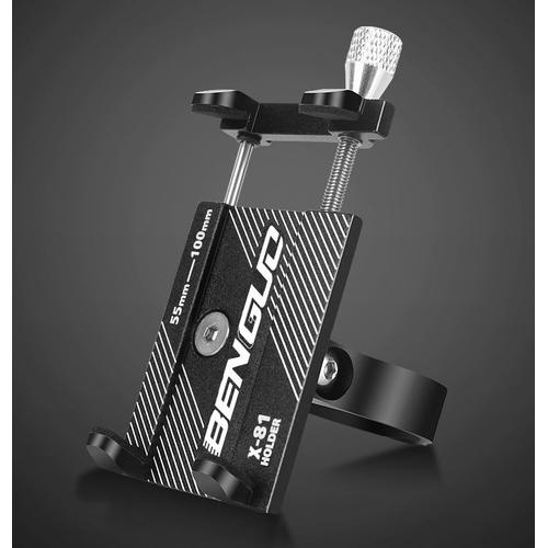 Applicable Aux Accessoires Du Support De Téléphone Portable Avant Du Vélo Électrique Pour Xiaomi M365(Noir)