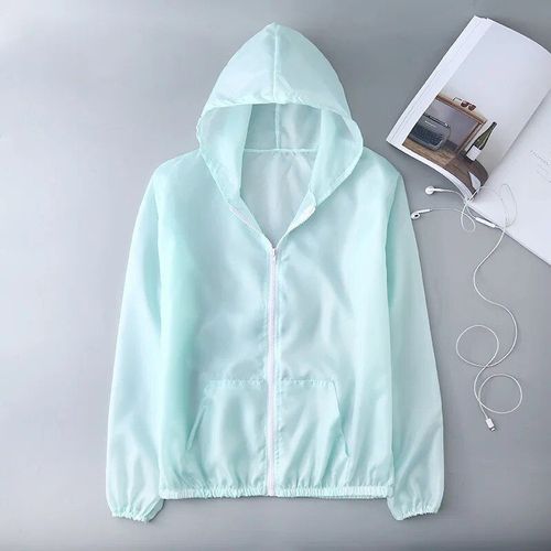 Veste De Sport À Capuche Avec Fermeture Éclair Et Trou Pour Le Pouce,Vêtements De Cyclisme En Plein Air Pour Femmes,Séchage Rapide