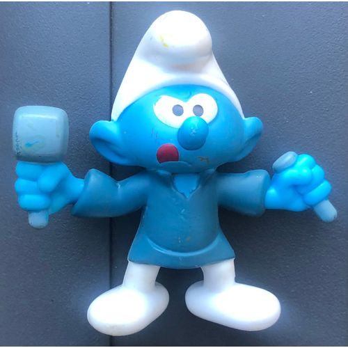 Figurine Schtroumpf Sculpteur, Peyo, Bd, Bande Dessinée, Smurfs