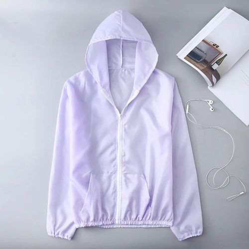 Veste De Sport À Capuche Avec Fermeture Éclair Et Trou Pour Le Pouce,Vêtements De Cyclisme En Plein Air Pour Femmes,Séchage Rapide
