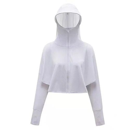 Veste De Sport À Capuche Avec Fermeture Éclair Et Trou Pour Le Pouce,Vêtements De Cyclisme En Plein Air Pour Femmes,Séchage Rapide