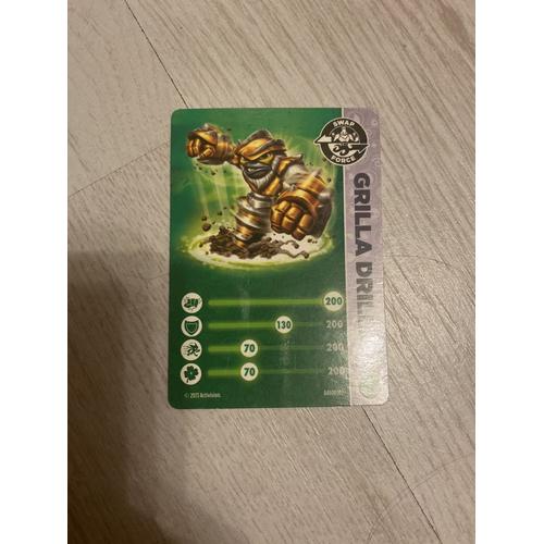 Grilla Drilla Carte Skylanders