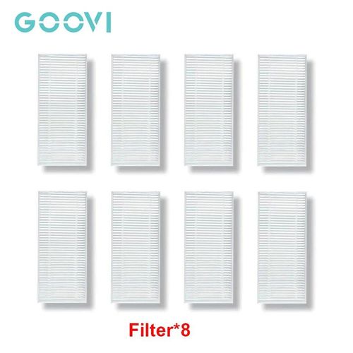 GOOVI-Balais à franges et brosses latérales pour aspirateur robot automatique Br151/G20 - Type Filterx8