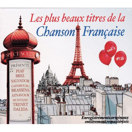 Les Plus Beaux Titres De La Chanson Française Volume 2 (Ferré, Brel, Trenet, Brassens, Aznavour, Piaf, Dalida, Salvador, Hallyday, Bécaud Etc ...)