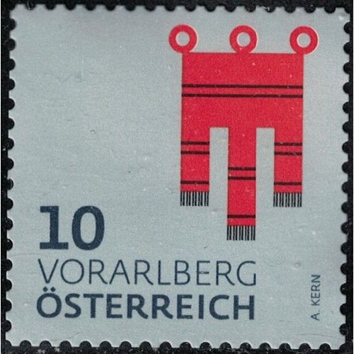 Autriche 2018 Used Coat Of Armes Armoiries Vorarlberg Y&t At 3228 Su