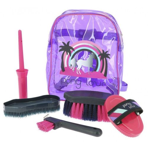 Kit Grooming Equi-Kids "Léa", Brosses Enfant