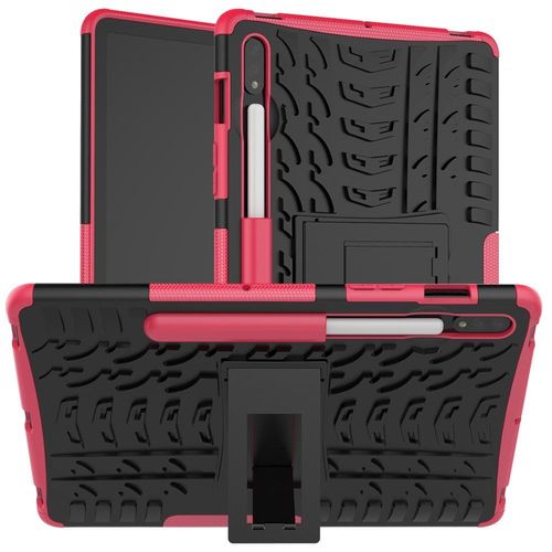 Housse Etui Coque Rigide Anti Choc Pour Samsung Galaxy Tab S7 Et S8 T870 / T875 (11 Pouces) - Rose