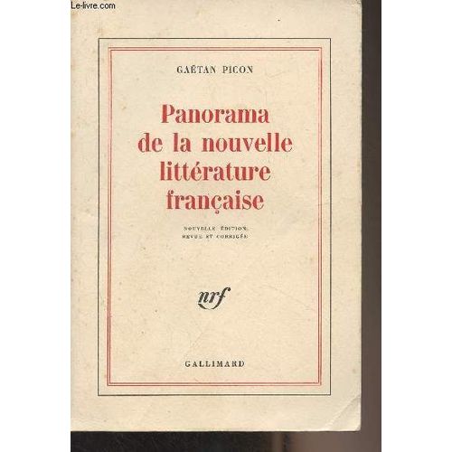 Panorama De La Nouvelle Littérature Française