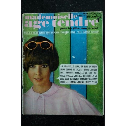 Mademoiselle Age Tendre N° 8 1965 06 Sylvie Vartan Mariage - Sheila Dick Rivers Rolling Stones