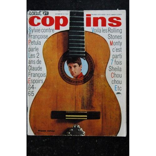 Salut Les Copains N° 27 - 10 64 - Sheila Rolling Stones Claude Francois Monty Petula Clarck Johnny Francoise Hardy