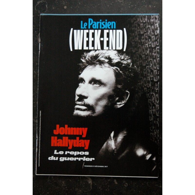 Le Parisien 8 Décembre 2017 Johnny Hallyday Cover + 12 Pages