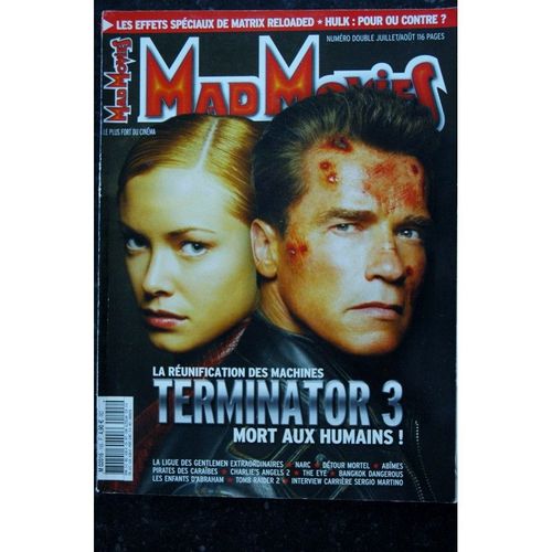 Ciné Fantastique Mad Movies N°155 - 2003 - Terminator 3 Arnold Schwarzenegger Matrix Hulk