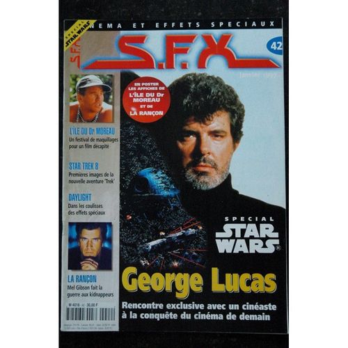 Sfx 42 George Lucas Star Wars - L'ile Du Docteur Moreau - Mel Gibson - Posters - 48 Pages - 1997 01
