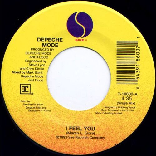 I Feel You - 45 Tours (Depeche Mode)