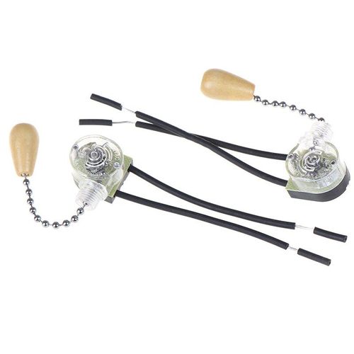 Interrupteur mural à tirette pour ventilateur de plafond, 3a/250V, 4 pièces/lot, outils de remplacement