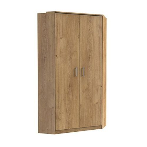 Armoire D'angle 2 Portes 95 Cm Chêne - Klak