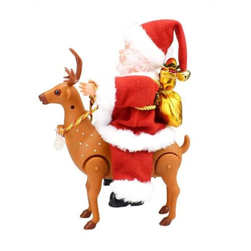 Boîte À Musique Électrique Pour Noël, Père Noël, Cerf, Lecteur, Jouet Pour Enfants, Cadeau De Nouvel An, 2021