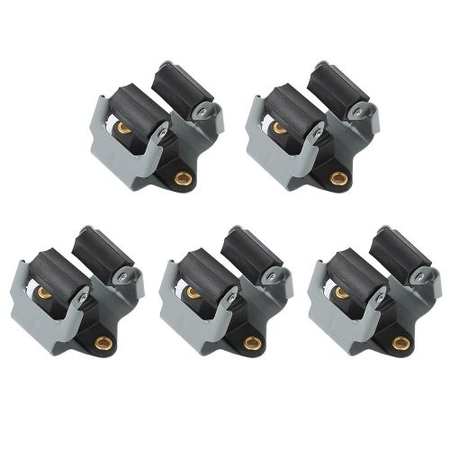 Support de rangement pour balai à franges, 5 pièces/ensemble, Clips de rangement pour balai à franges, pinces de fixation murale avec vis, vente en gros