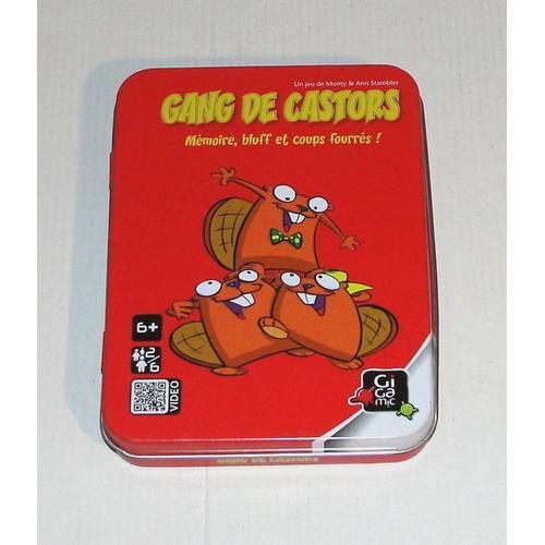 Gang De Castors Jeux De Societe Memoire Bluff Et Coups Fourrés Amigo