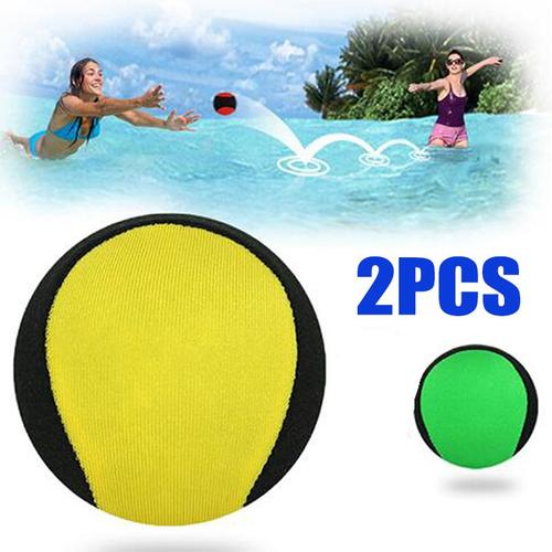 2pcs Couleur Aléatoire ,Edealing Balle Rebondissante D'eau De Pour La Piscine Et La Mer - Jeu De Sports Aquatiques D'amusement Pour La Famille Et Les Amis - Rebond Doux Et- 2,17 Pouces